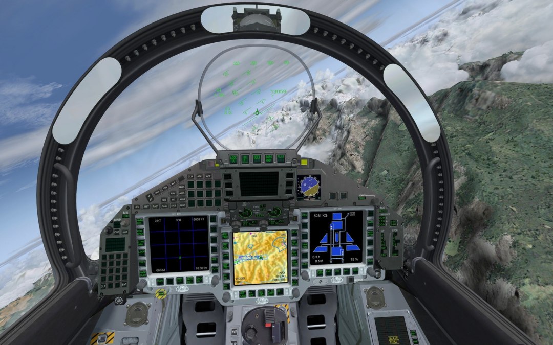 AFS-sim flight simulator, © afs-sim.de