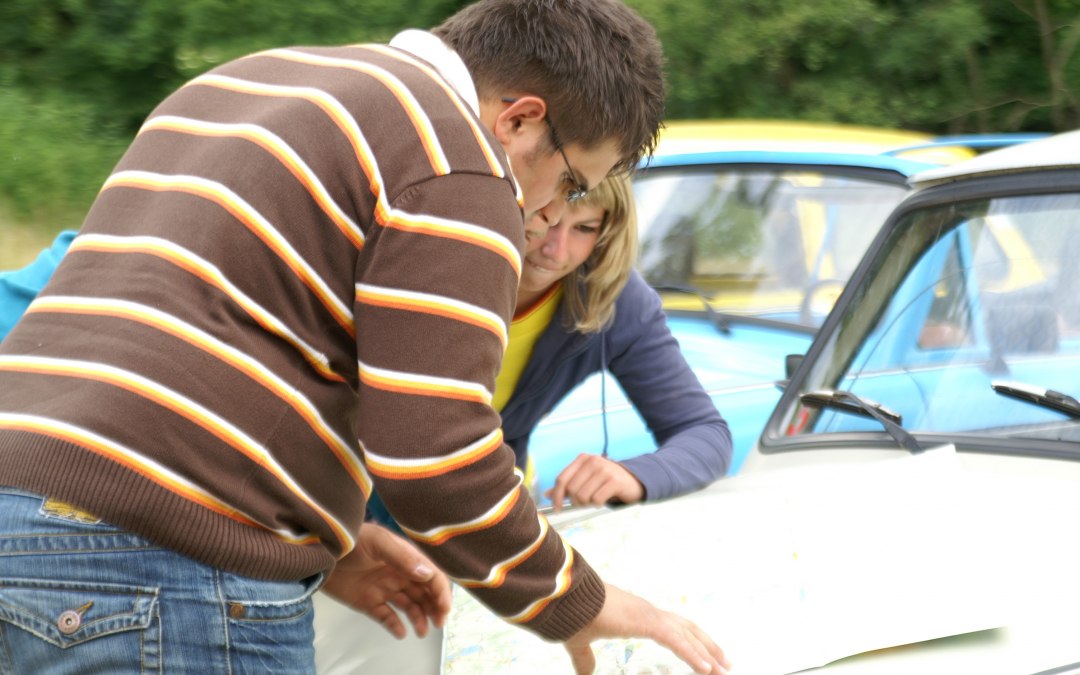 Planowanie trasy z Trabi, © M.Nitsche