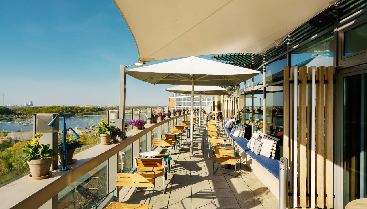 KAI40 Rooftop Bar, © Radisson Blu Hotel, Rostock