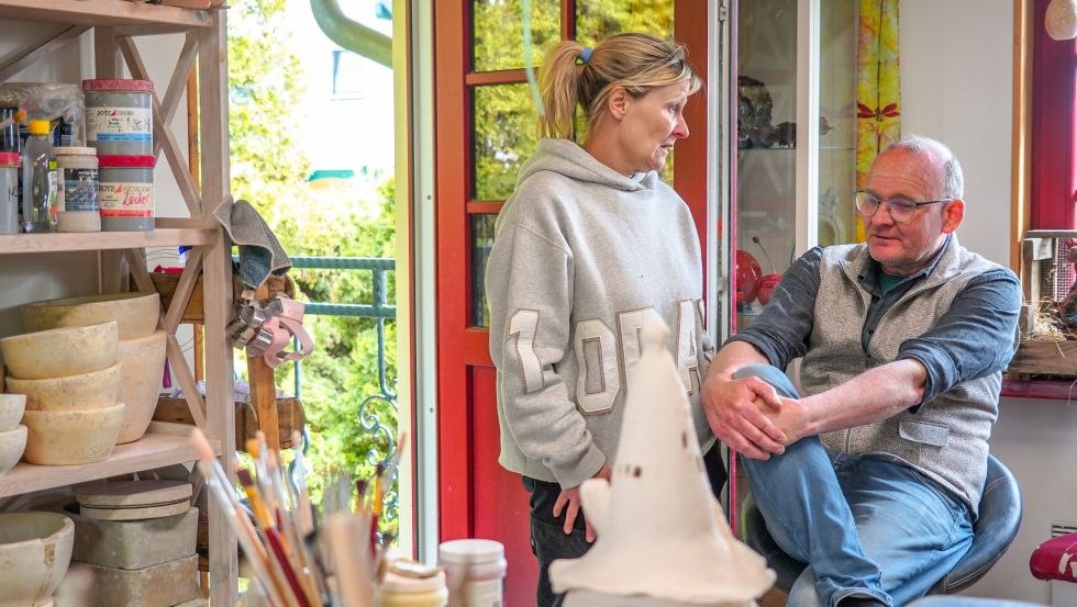 De keramisten Petra Sch&uuml;tze en Dirk Milde, &copy; &copy; Fotografie Jasmin Fernholz