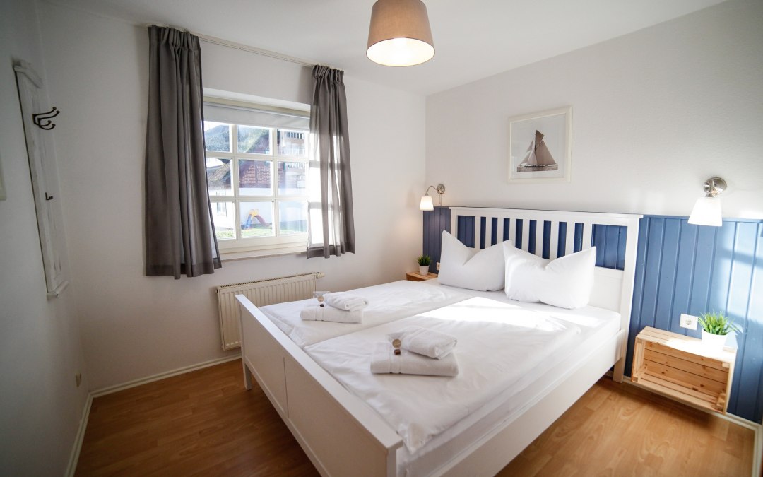 Captain Pahlen Holiday Resort - Terrace Apartment Bedroom, © Captain Pahlen Ferienanlage
