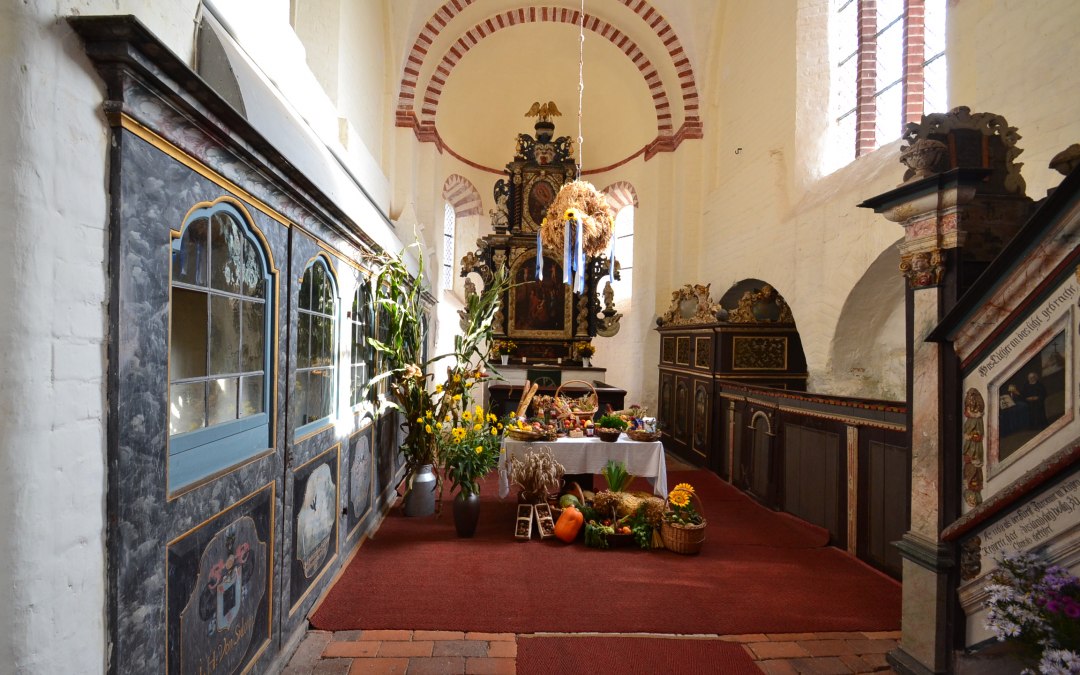 Johanneskerk Schaprode - interieur - foto, © Tourismuszentrale Rügen