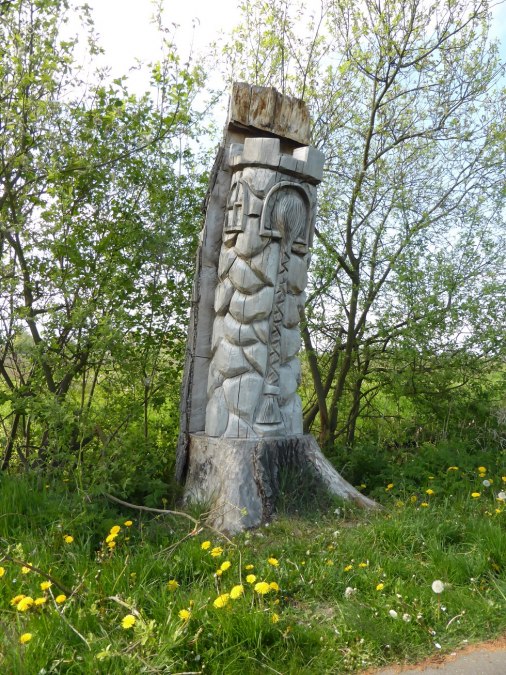 Sprookjesfiguur op het strandpad, © Uta Sommer