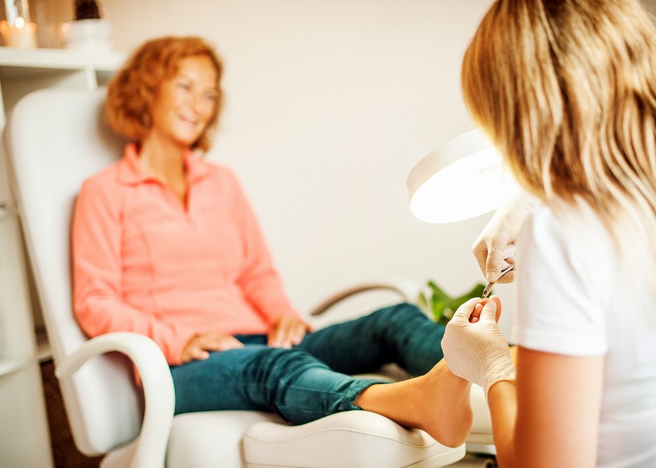 Pedicure jako program poprawiający samopoczucie, © ©Lichthof Neubrandenburg Pedicure jako program poprawiający samopoczucie, © ©Lichthof Neubrandenburg