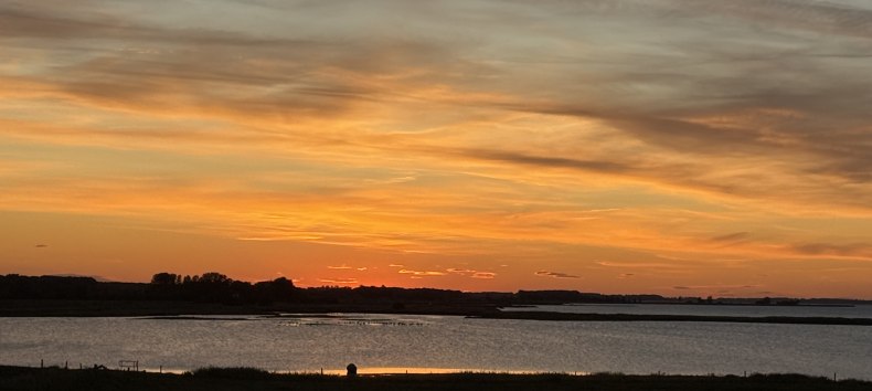 Wschód słońca, © Vogeltouren MV Wschód słońca, © Vogeltouren MV