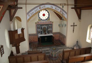 Interior of the church in Babke, &copy; Mecklenburgische Kleinseenplatte Touristik GmbH