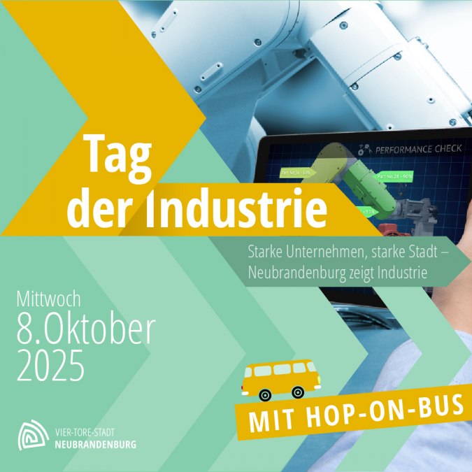 Motiv_Tag-der-Industrie_1080x1080px_1, © Vier-Tore-Stadt Neubrandenburg