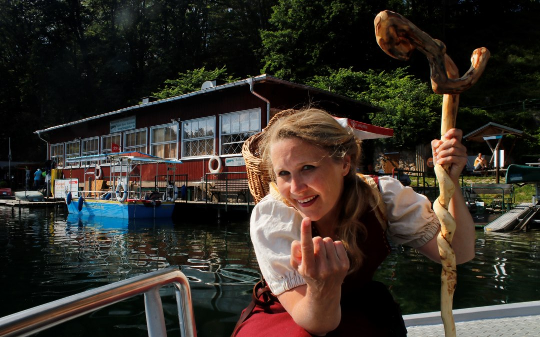 The fairy tale walks usually start at the ferry across the Schmaler Luzin, © Stefanie Keller
