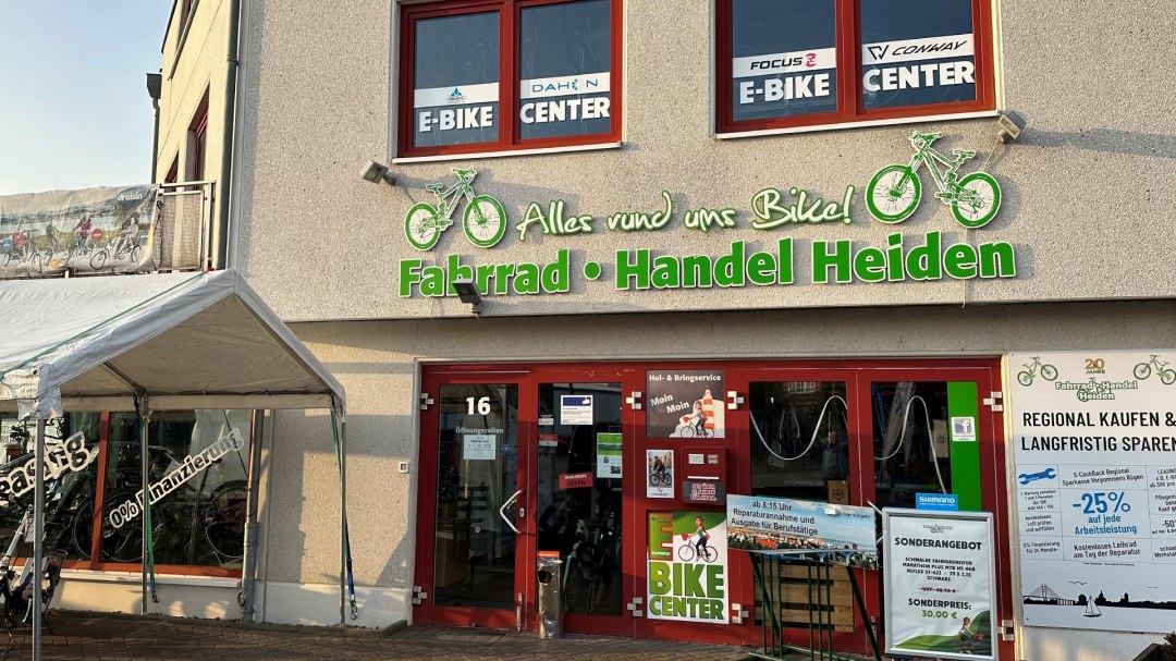 Bicycle trade Heiden, © Fahrradhandel Heiden Bicycle trade Heiden, © Fahrradhandel Heiden