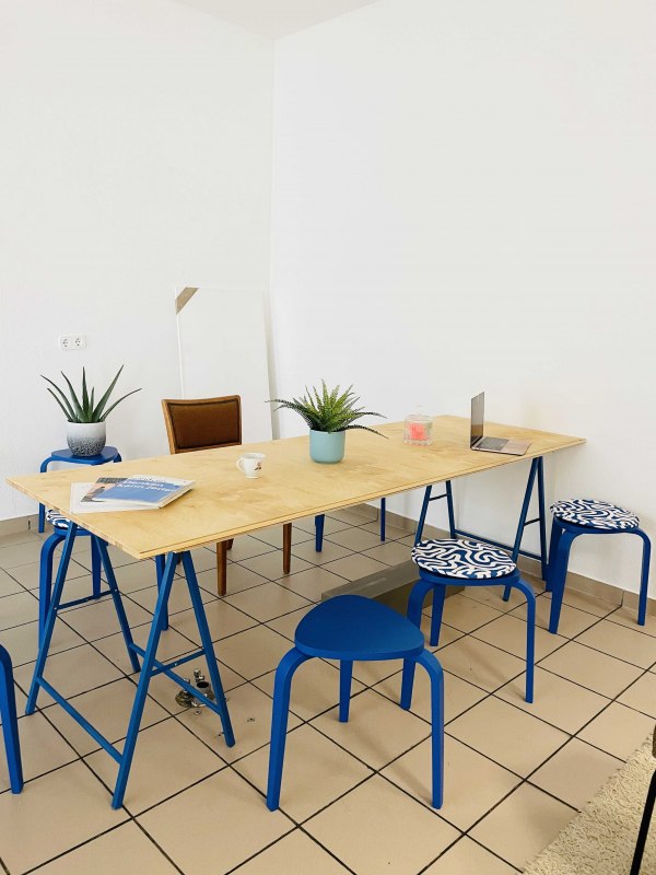 Creative corner in the Ping Pong Salon // © Katja Thiede Creative corner in the Ping Pong Salon // © Katja Thiede