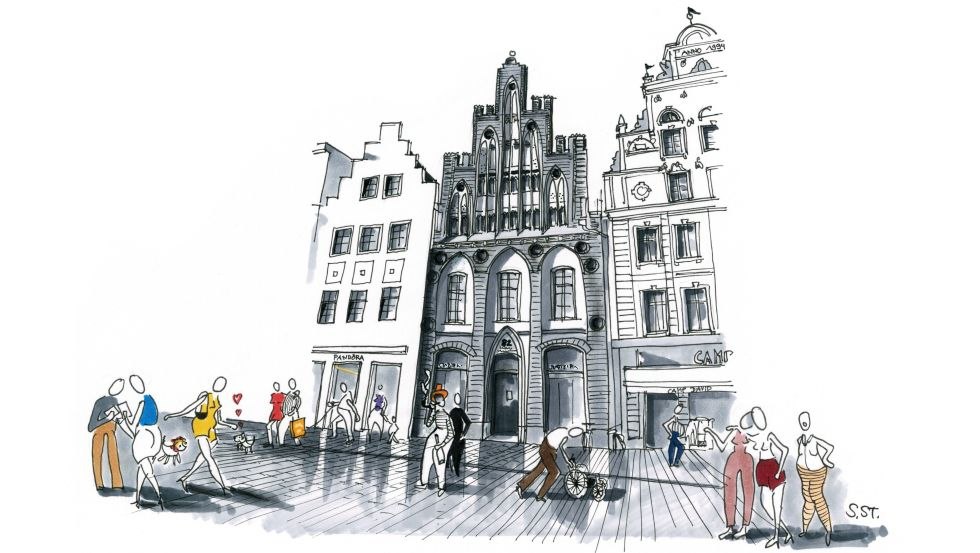 Stadsbibliotheek Rostock, &copy; Sebastian Stave