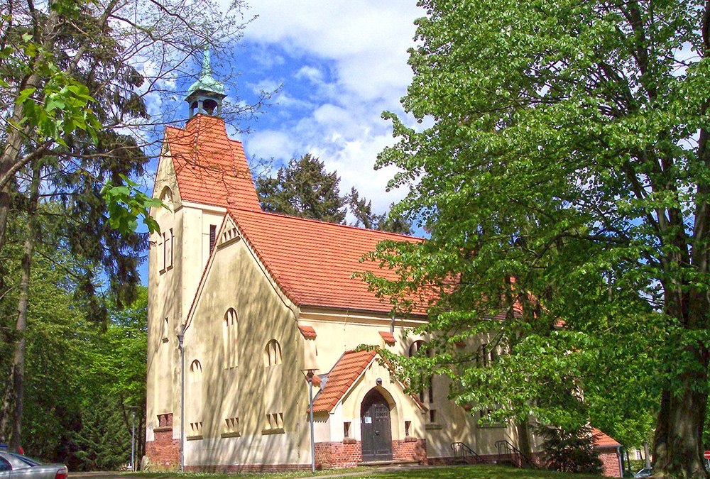 De kliniekkerk op het terrein van Hospital West, © Föderverein Klinikumskirche zu Stralsund e.V.