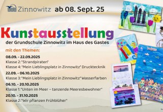 © Kunstausstellung der Grundschule Zinnowitz im Haus des Gastes