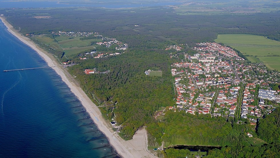 Luchtfoto van Graal-Müritz // © Tourismus- und Kur GmbH Luchtfoto van Graal-Müritz // © Tourismus- und Kur GmbH