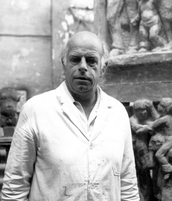Reinhard Schmidt w studiu, © H. J. Wiedl, Leipzig