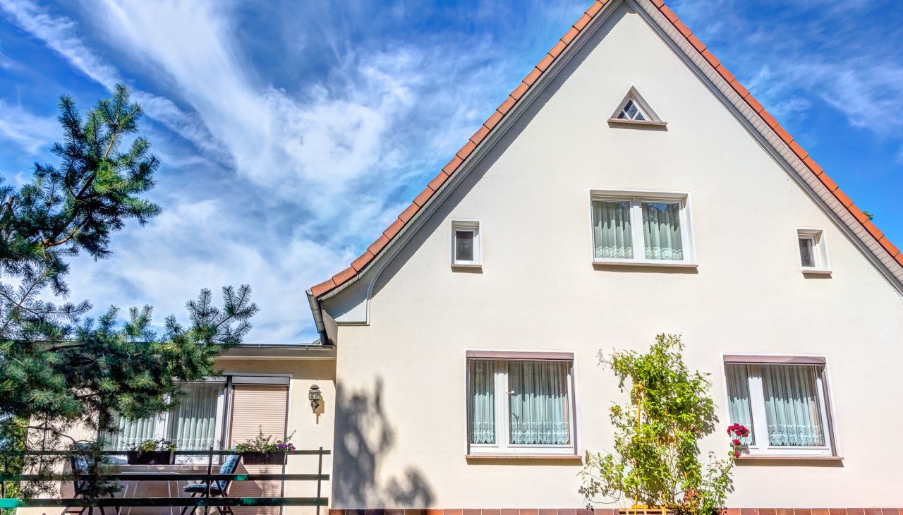 Buitenaanzicht van het Sankt Nikolai pension in Parchim, © Michel Lask