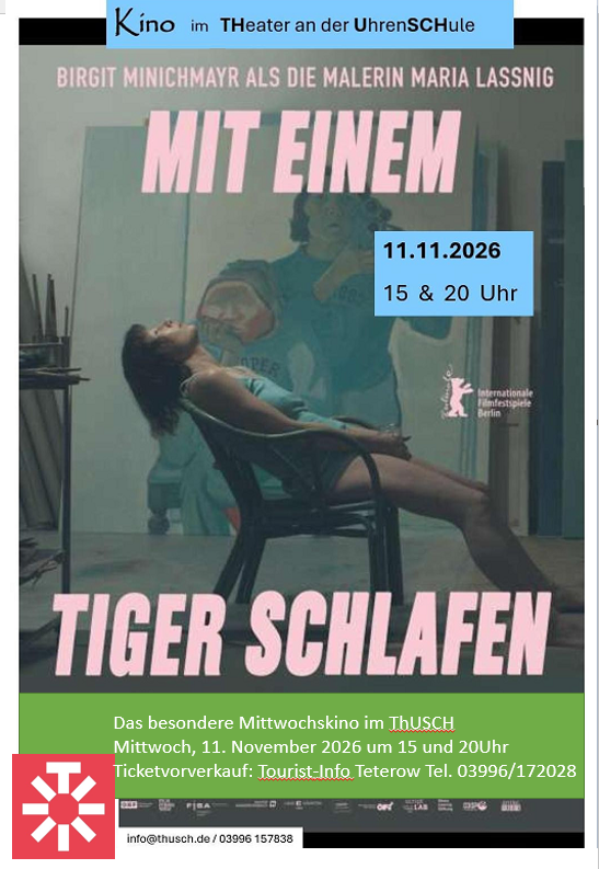 Slapen met een tijger – Bioscoop ThUSCH // © Mit einem Tiger schlafen Kino ThUSCH Slapen met een tijger – Bioscoop ThUSCH // © Mit einem Tiger schlafen Kino ThUSCH