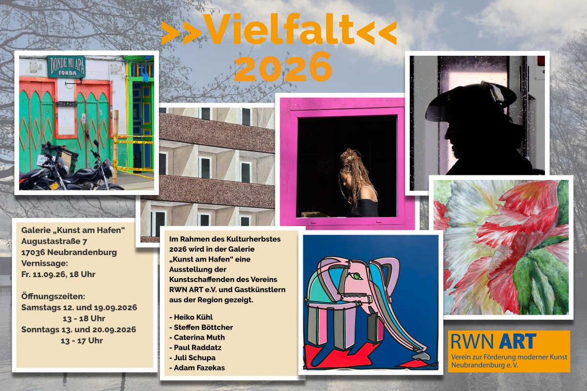 Invitation to the "Diversity 2026" Exhibition // © RWN ART e.V. Invitation to the "Diversity 2026" Exhibition // © RWN ART e.V.
