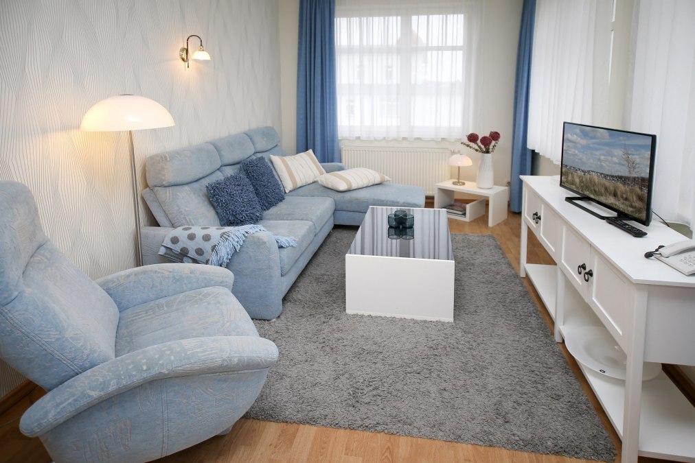 cozy living room in the apartment house Monika, © Anke Schultz cozy living room in the apartment house Monika, © Anke Schultz