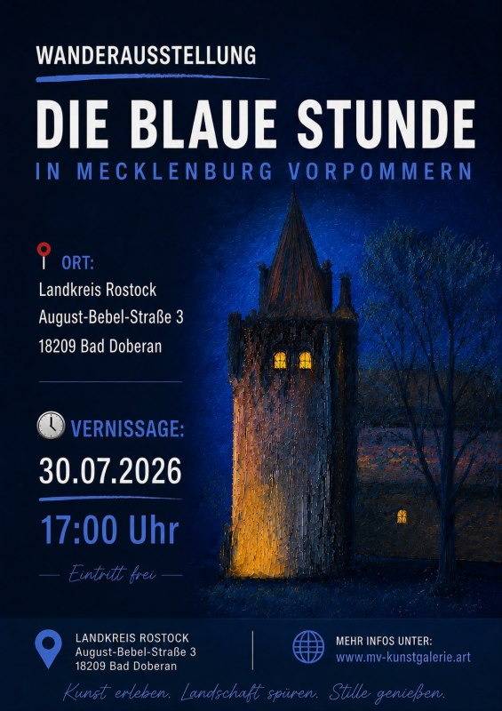 Affiche voor het evenement // © Eigenes Werk; MV-Kunst Galerie am Mammutbaum Affiche voor het evenement // © Eigenes Werk; MV-Kunst Galerie am Mammutbaum