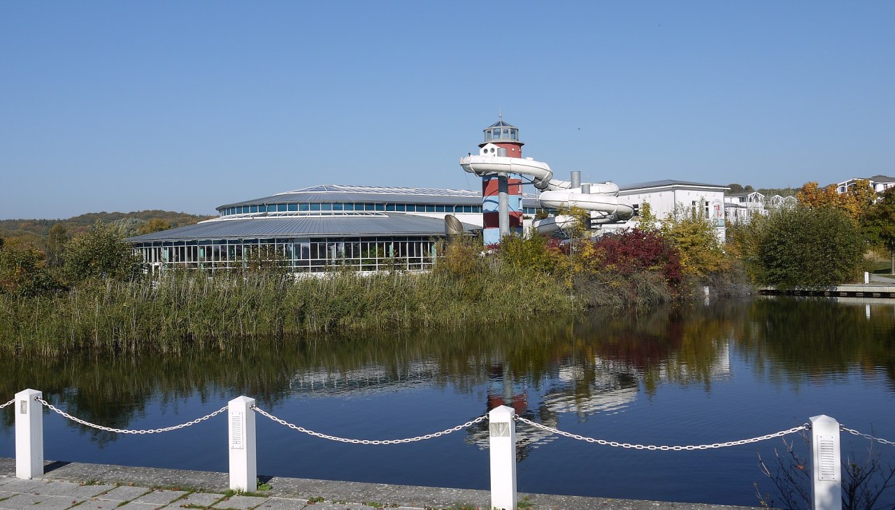 Kąpielisko i sauna AHOI Rügen w bałtyckim kurorcie Sellin, © TMV/ Fischer Kąpielisko i sauna AHOI Rügen w bałtyckim kurorcie Sellin, © TMV/ Fischer
