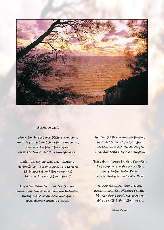 Picture-poem combination // &copy; Art Photo Verlag Klaus Ender