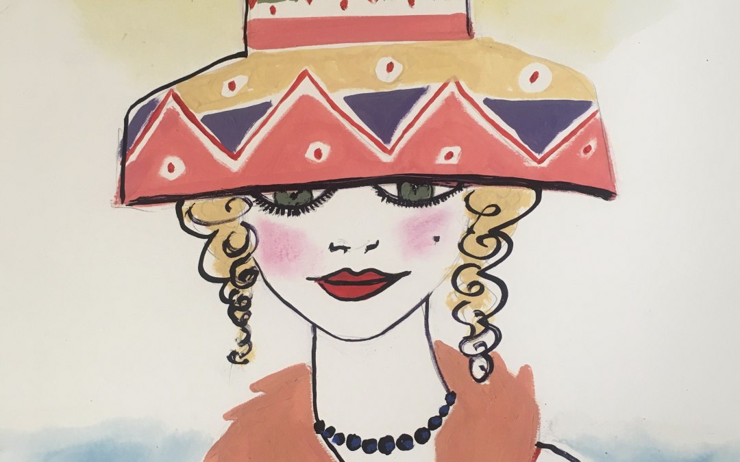 Woman with colorful hat, © Silke Julia Voss