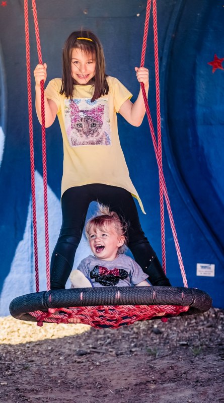 Huśtawka Kinderland Trassenheide, &copy; Kinderland/ B. Eske