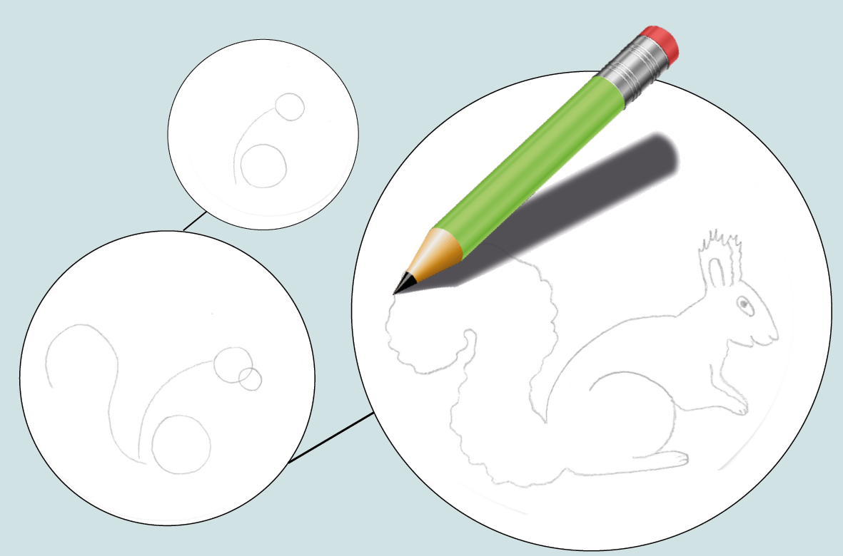 Potlood - Eekhoorn, &copy; M&uuml;ritzeum