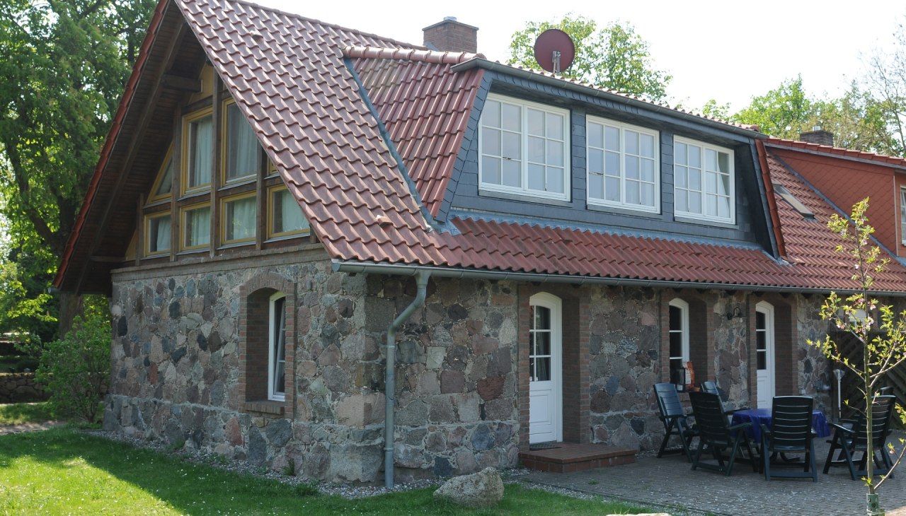 Dom wakacyjny od strony tarasu, © Klusemann