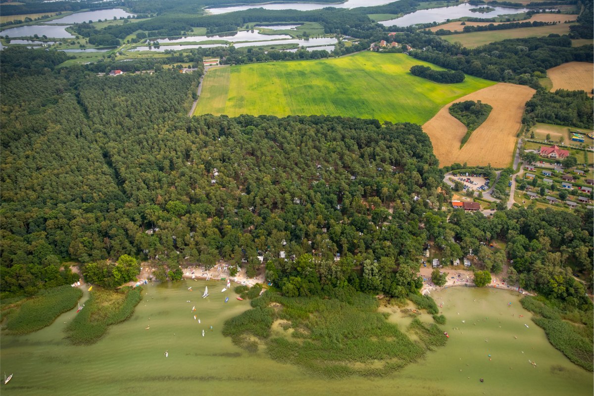 Campsite "Bolter Ufer" C15 - aerial photo Hans Blossey, &copy; TDG Rechlin mbH / Hans Blossey