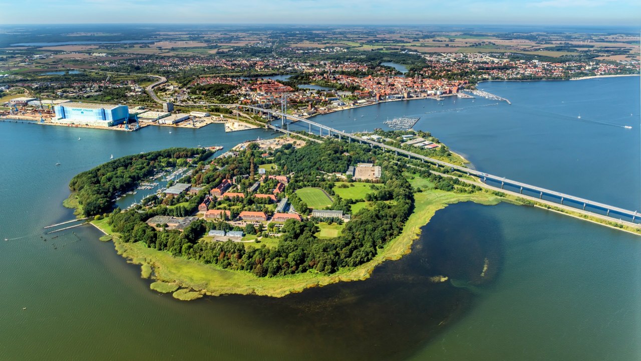 small island in front of Stralsund // &copy; TZ HST