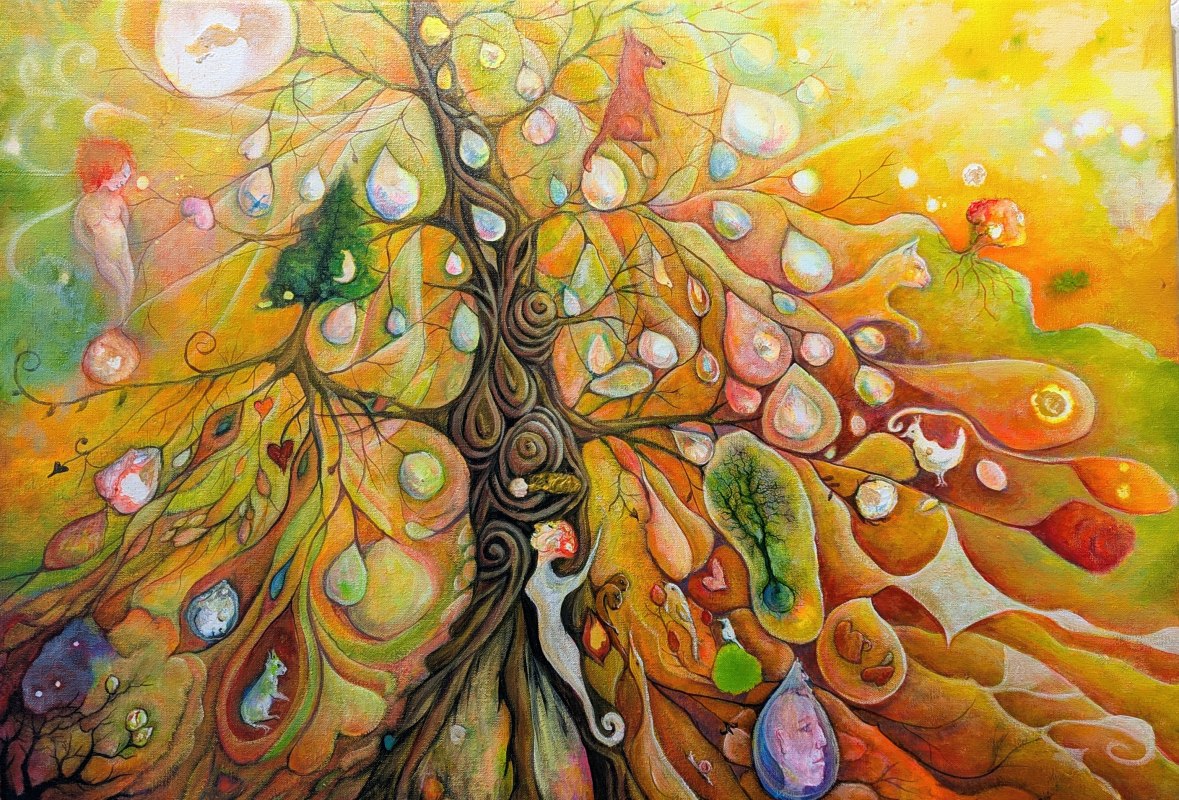 Tree of life, acrylic, 60 x 80 // © Boss, Grit Tree of life, acrylic, 60 x 80 // © Boss, Grit