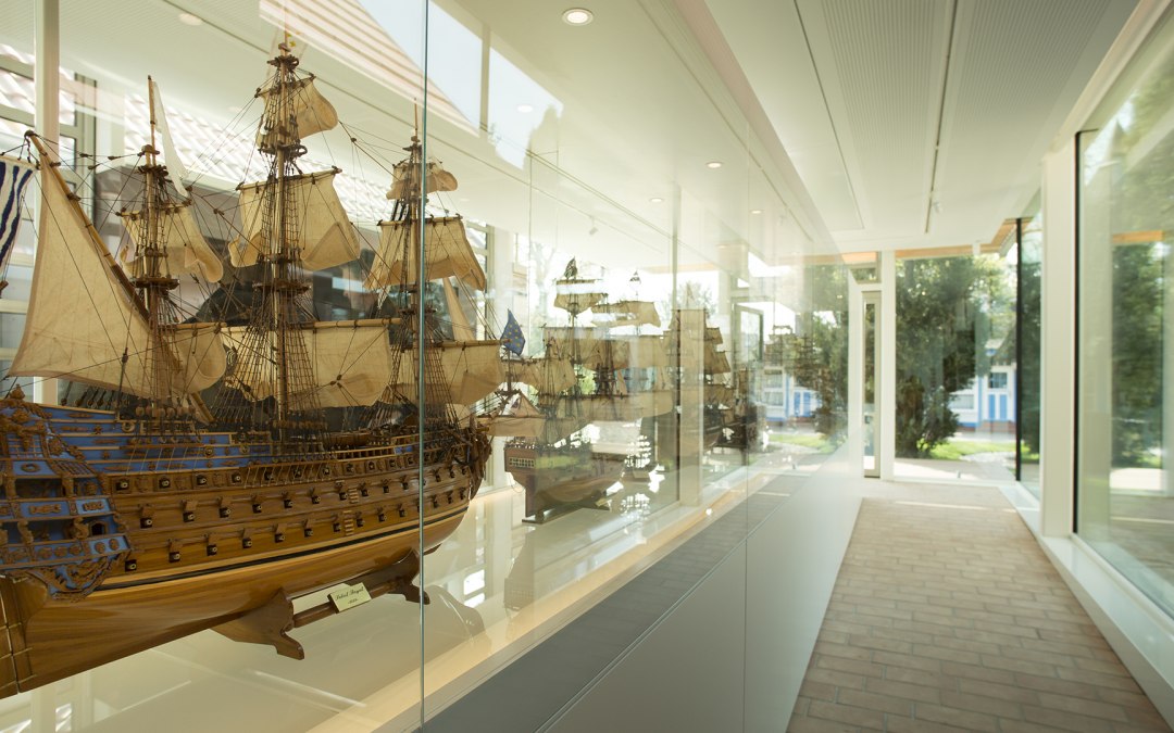 Het middelpunt van de binnenplaats van het museum - het Zingst Museum!, © Peter Prast