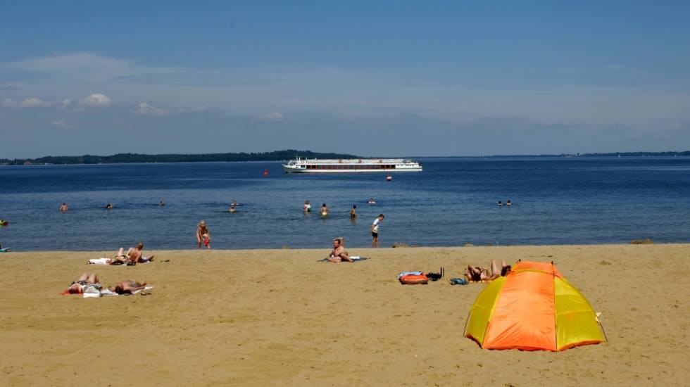 Plaża Zippendorf w Schwerinie, © TV Mecklenburg-Schwerin Plaża Zippendorf w Schwerinie, © TV Mecklenburg-Schwerin