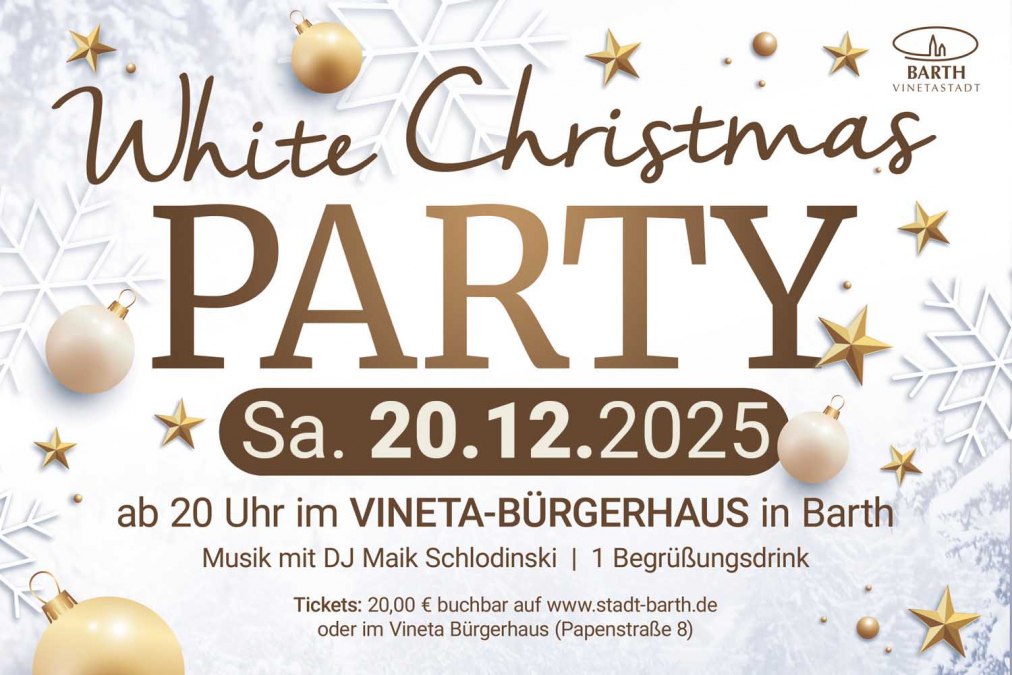 White Christmas Party, © Stadt Barth