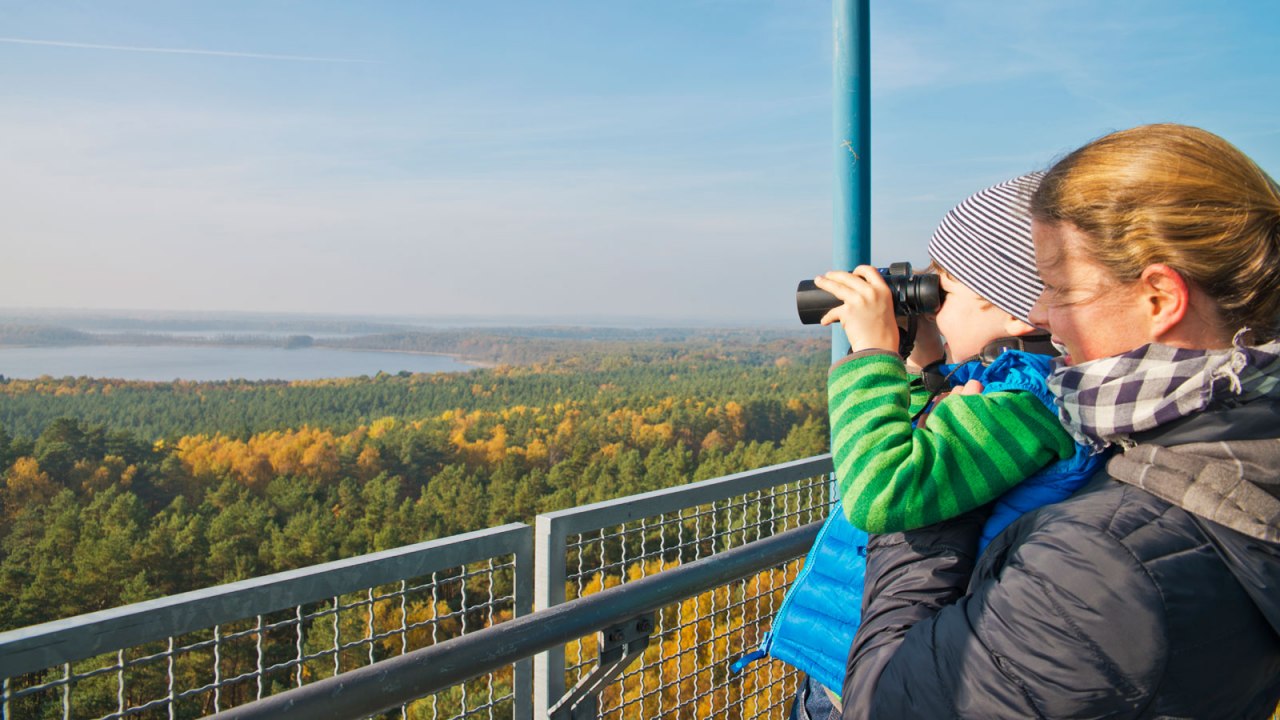 Panoramiczny widok z Käflingsbergtum na park narodowy // © Christin Drühl Panoramiczny widok z Käflingsbergtum na park narodowy // © Christin Drühl