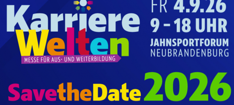 Save the Date f&uuml;r KarriereWelten 2026 // &copy; KarriereWelten