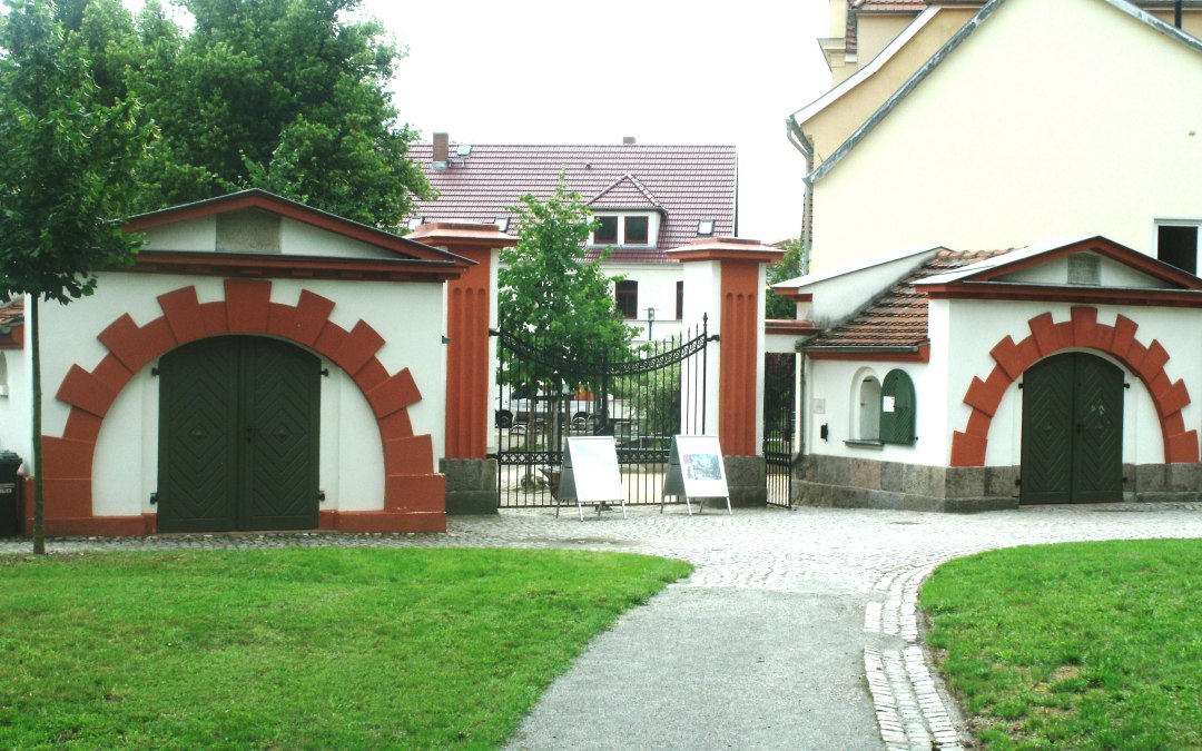 De mausolea op de begraafplaats Gertrudenfriedhof in Güstrow, © Anja Kretschmer-Rodenbröker