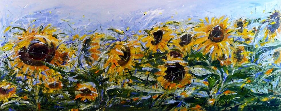Olieverf op hout/ 2019/ 193 x 78 cm, © Matthias Heinz