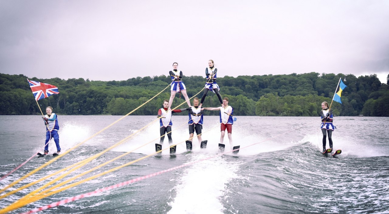 5 piramide waterski's // © WSC Luzin Feldberg e. V. 5 piramide waterski's // © WSC Luzin Feldberg e. V.