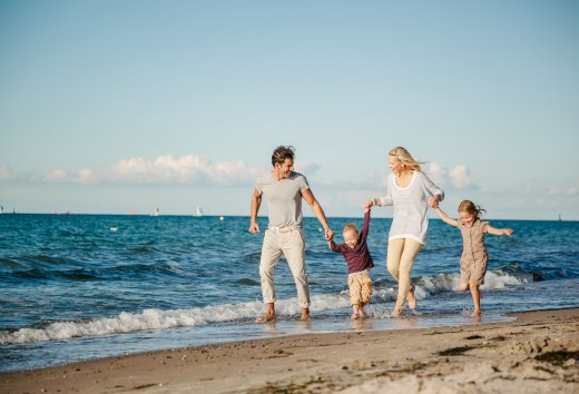 Family vacation at the Baltic Sea. // © MV-T/Roth Family vacation at the Baltic Sea. // © MV-T/Roth