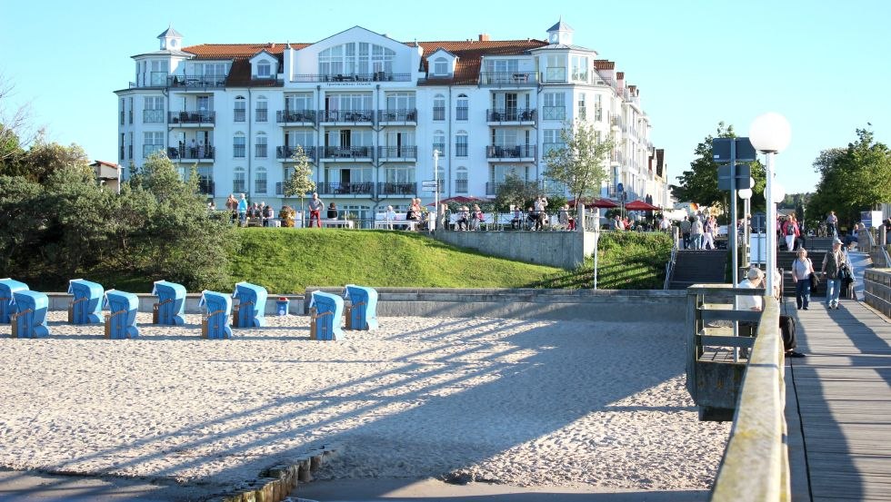 Buitenaanzicht van het flatgebouw ATLANTIK, © Appartementhaus ATLANTIK