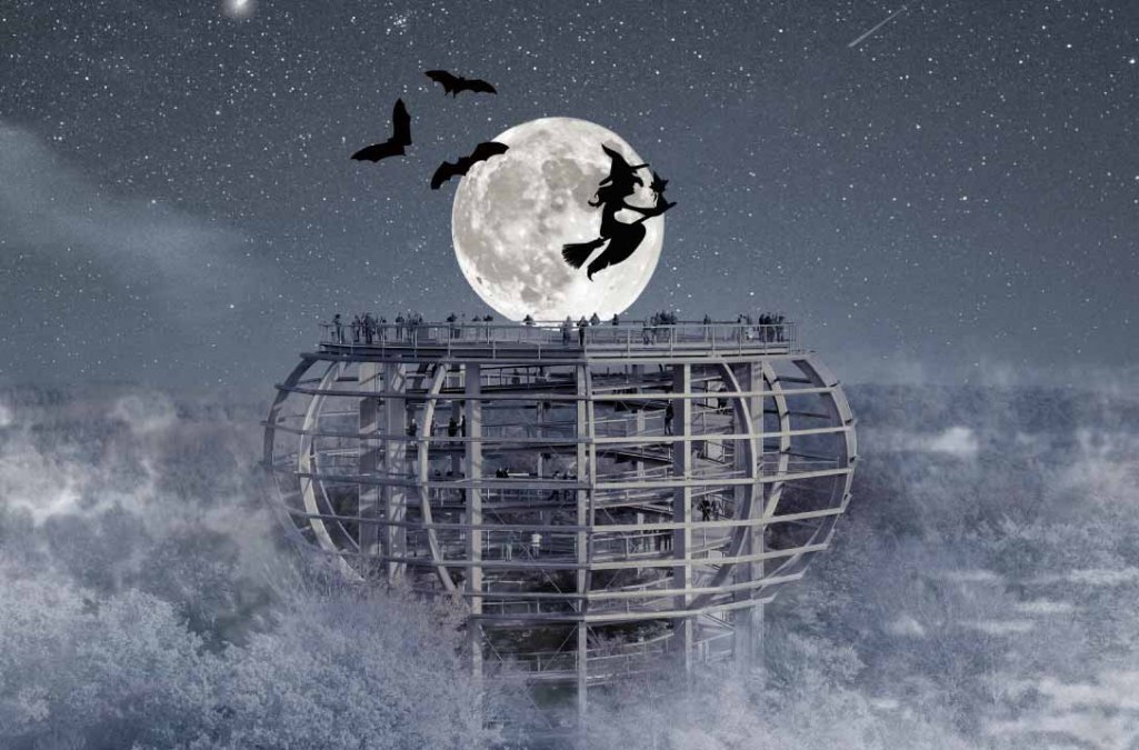 Halloween na ścieżce w koronach drzew, © Erlebnis Akademie AG/NEZR