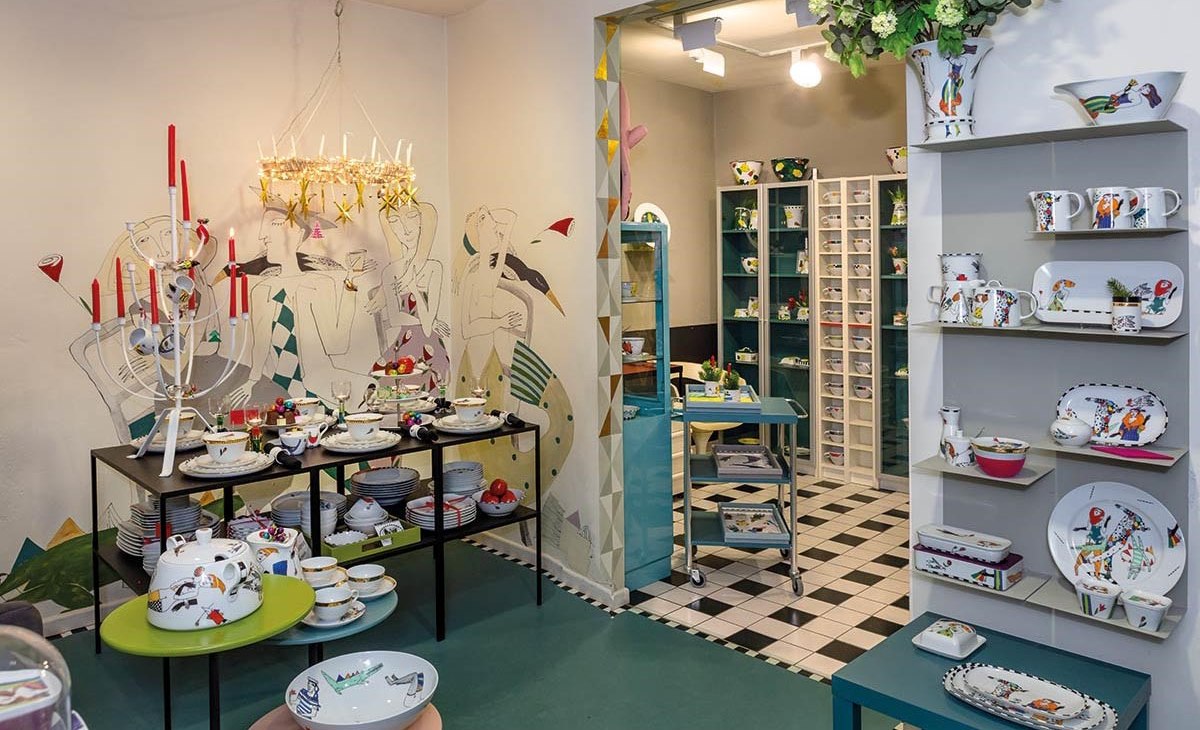 Świąteczni goście w ceramice błazna, © Lutz Grünke Świąteczni goście w ceramice błazna, © Lutz Grünke