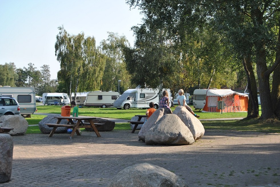 Uitzicht op de camping, © OstseeCamp Dierhagen