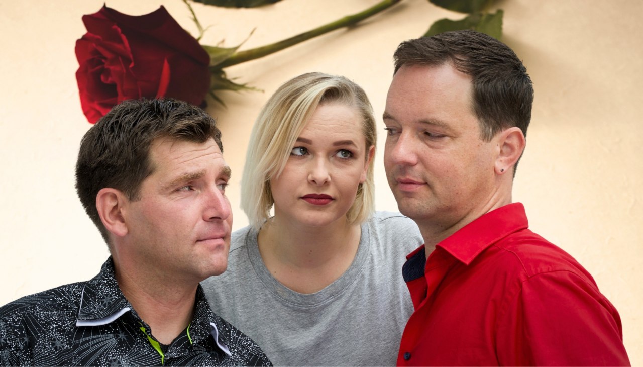 Manuel Ettelt, Jacqueline Batzlaff i Christian D. Trabert z Plau am See Castle Festival, &copy; Burgfestspiele Plau am See