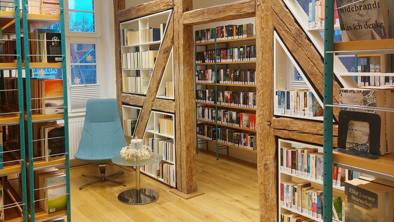 Biblioteka miejska w Plau am See // © Stadtbibliothek Plau am See Biblioteka miejska w Plau am See // © Stadtbibliothek Plau am See