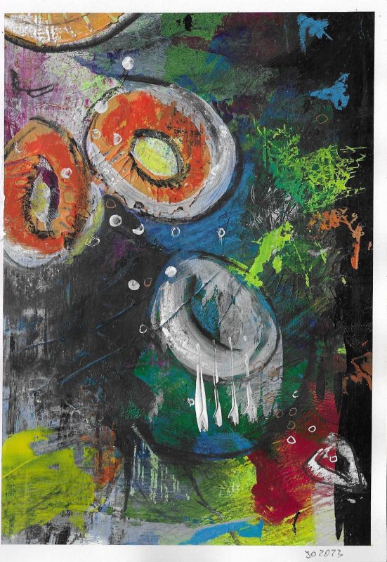 A5, gemengde techniek // &copy; Oltmanns-Leimgruber