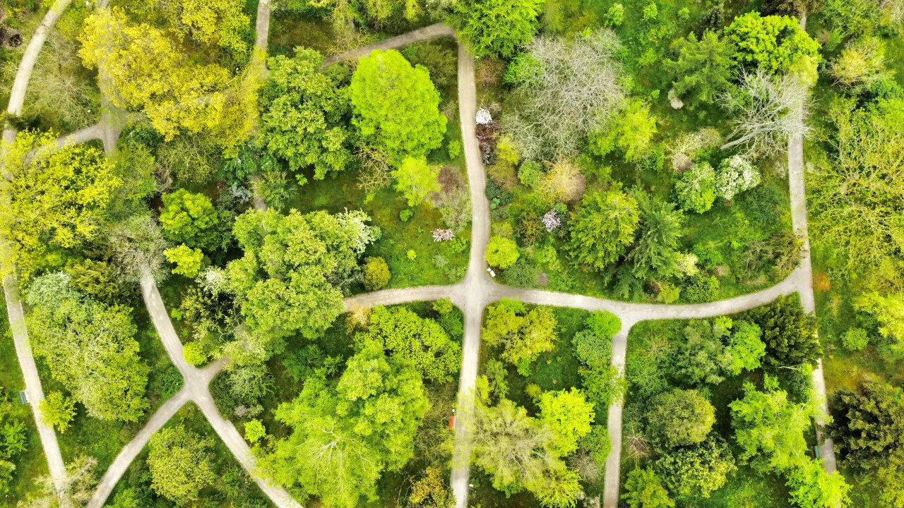 Arboretum from above, &copy; Gudrun Koch